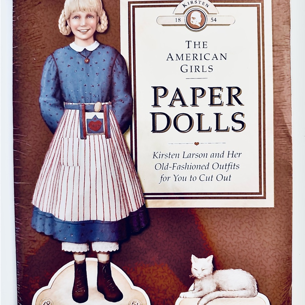 Brand New American Girl Kristen paper doll book